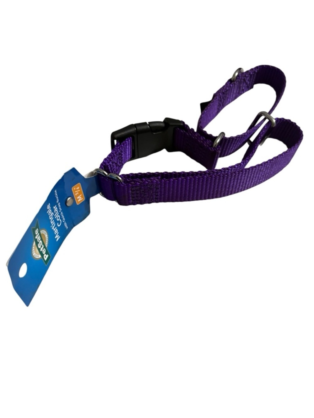 PetSafe Martingale Collar with Quick Snap Buckle. Purple. M 3/4